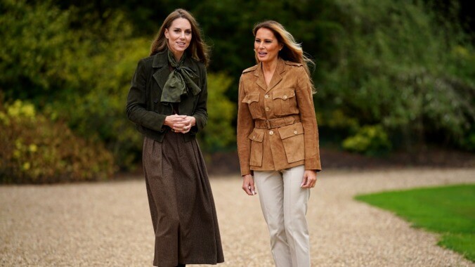 A Conversation Between Kate Middleton and Melania Trump, Probably