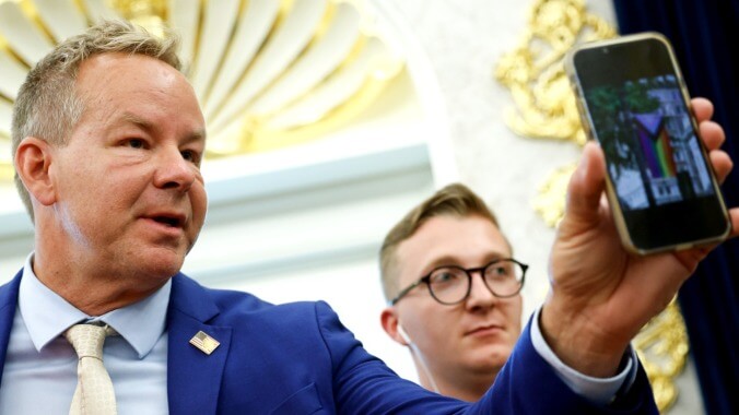 Trump and MTG’s Boyfriend Discuss How to Make Pride Flag a Terrorist Symbol
