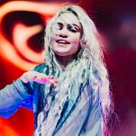 Grimes Got a Face Tattoo