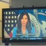 Kristi Noem Is Trying to Use Airports to Spread Propaganda