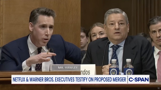 Josh Hawley Uses Anti-Trust Hearing to Do Some Anti-Trans Fear-Mongering