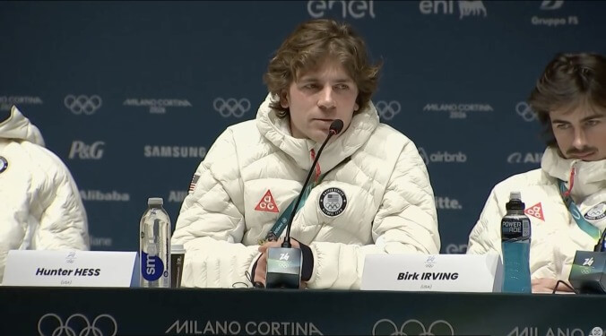 Team USA Skier Hunter Hess Admits 'It's a Little Hard' Representing the U.S. Right Now. I'll Say!