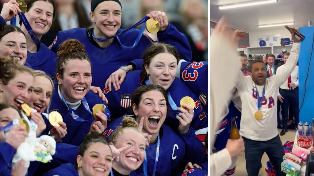 Women’s U.S. Hockey Shows How to Celebrate Olympic Gold Without Kash Patel