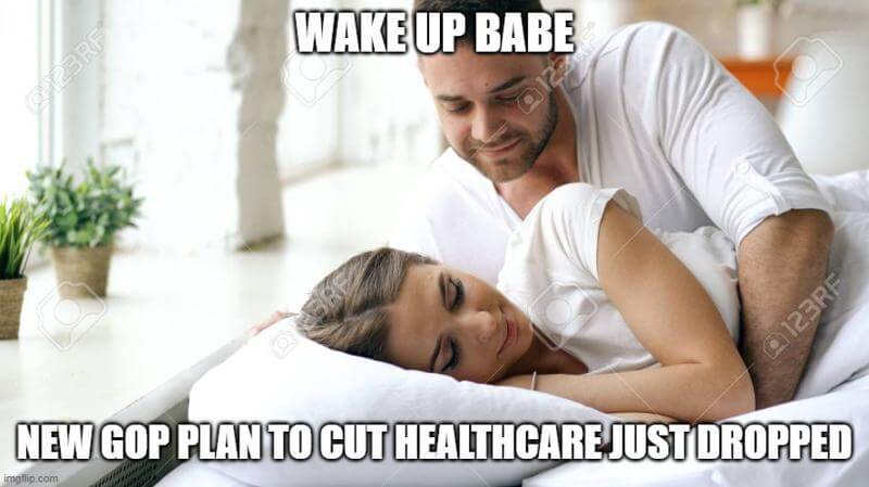 GOP healthcare cuts Iran War