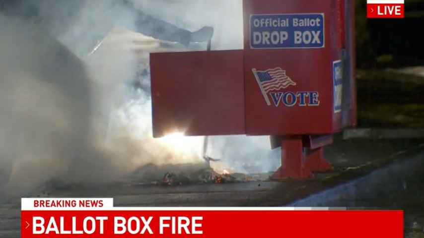 Ballot Drop Box Arson in Washington Being Investigated by FBI