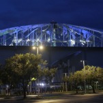 Watch: Drone Footage Shows Mangled Tropicana Field Roof After Milton Roared Through