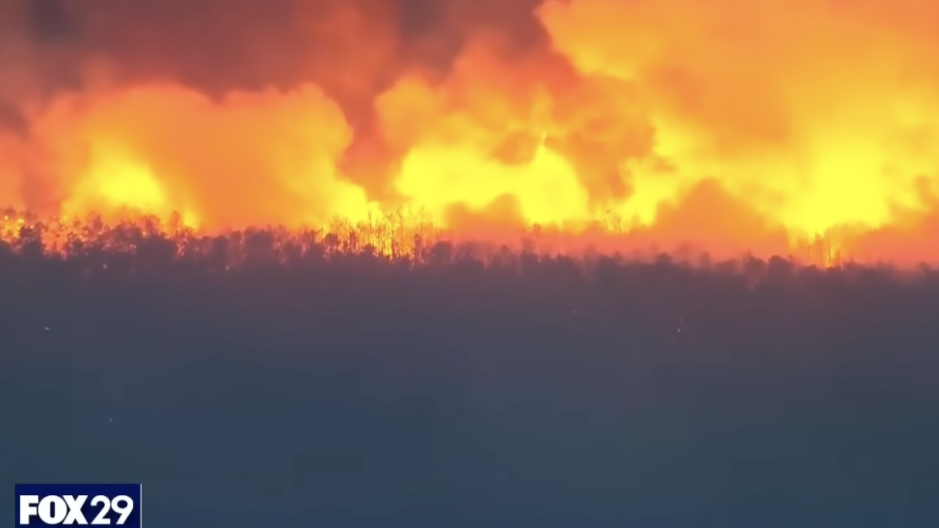 The Pine Barrens Are On Fire