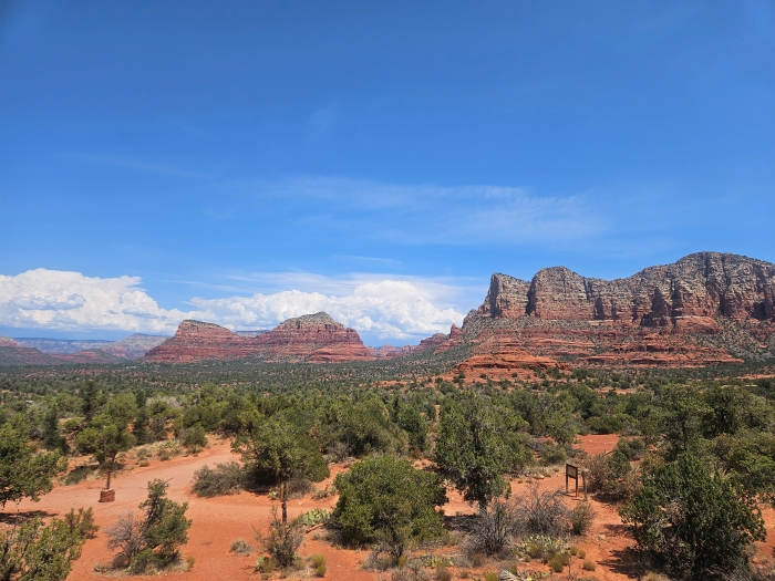 Photo from Bell Rock of Sedona's gorgeous red and green and blue imagery