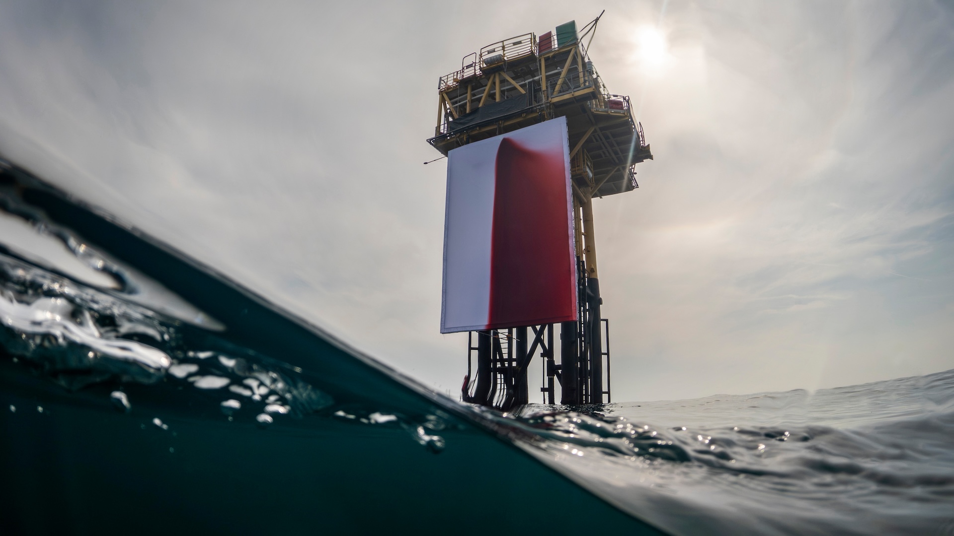 World-Famous Artist Helps Greenpeace ‘Butcher’ a Shell Offshore Gas Rig