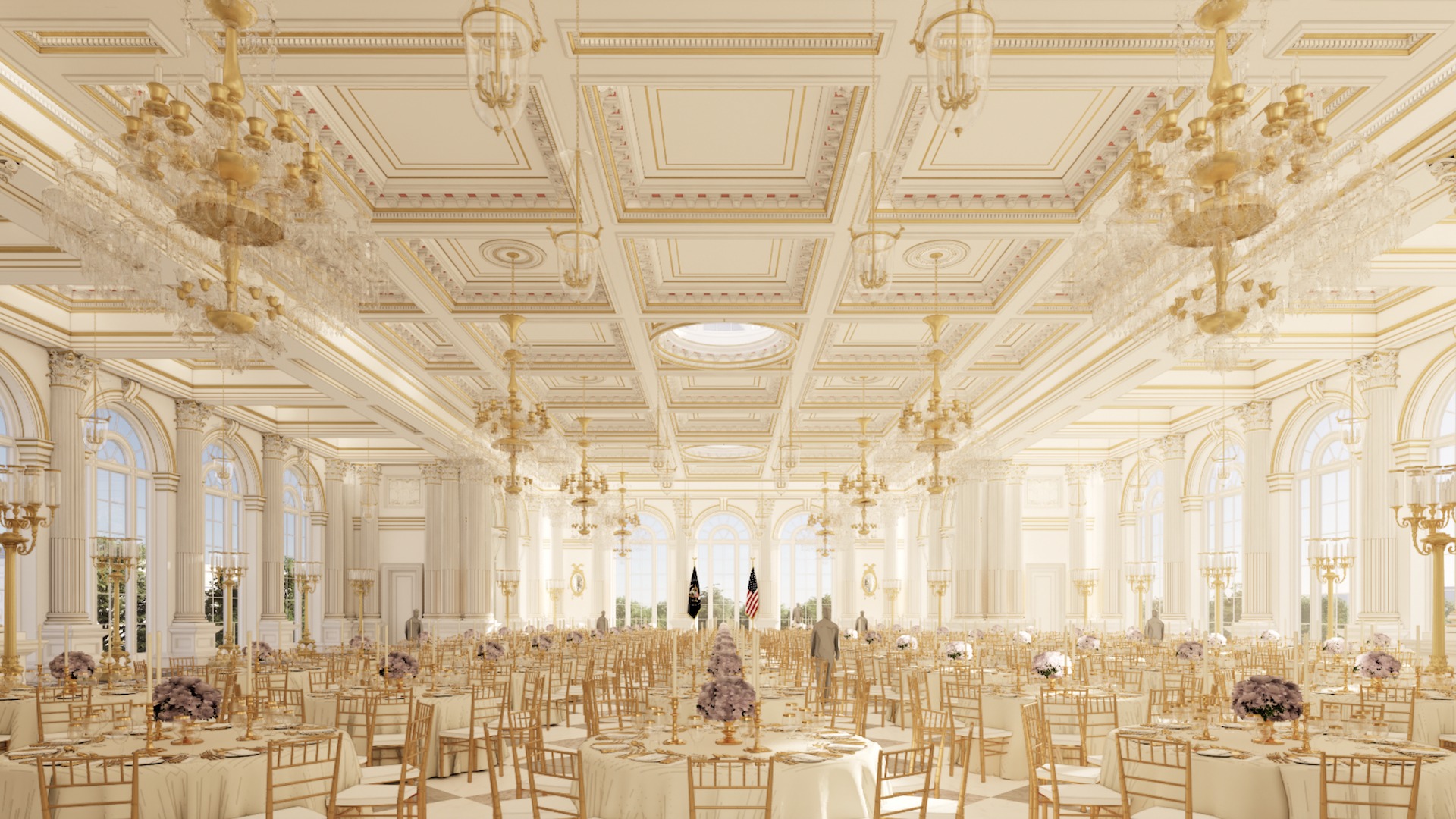Which Media Outlets Bought That a World-Historic Cheapskate Will Pay For a White House Ballroom?