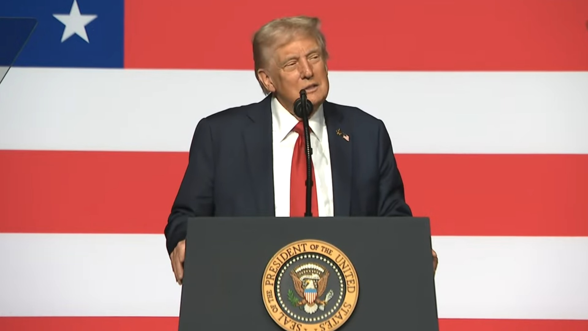 Sleepy Trump Declares War on America