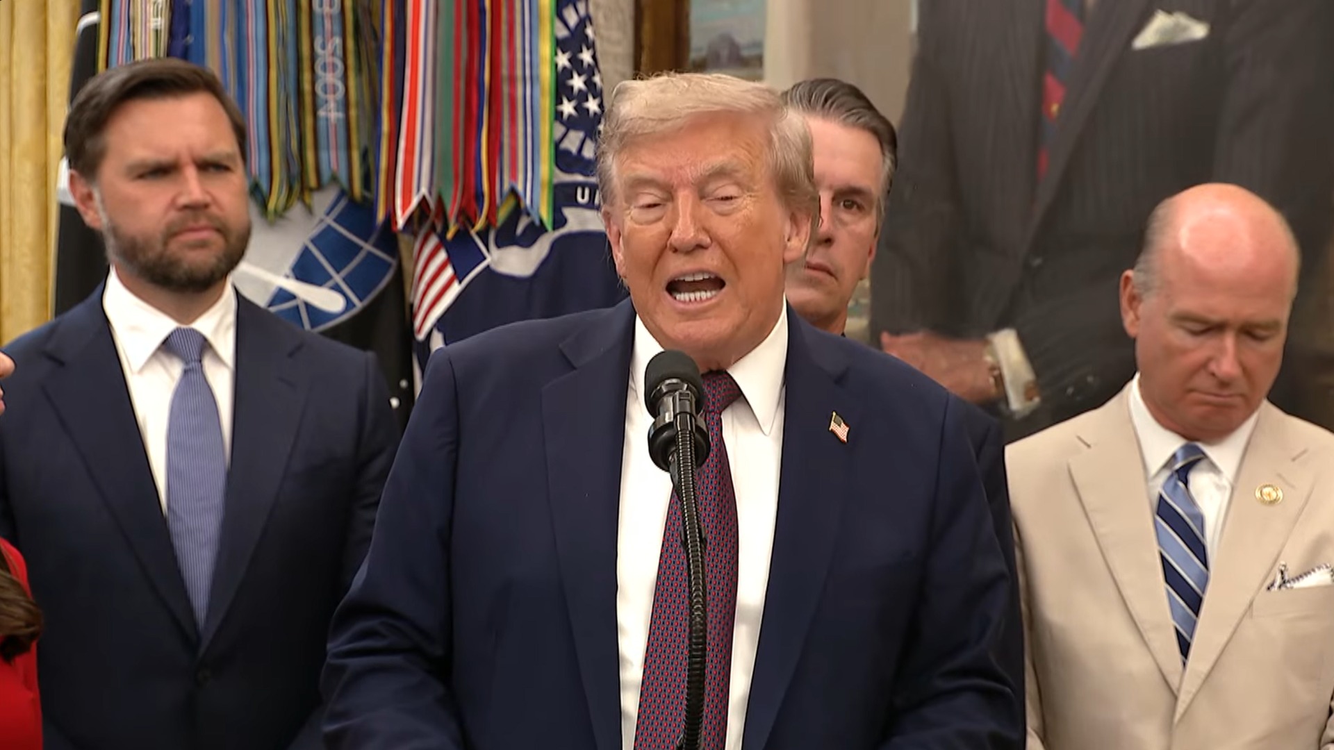 Trump Shows Proof of Life, Steals Space Force From Colorado