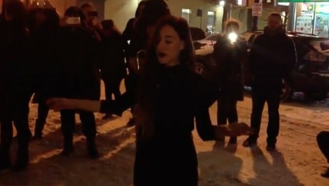 Zola Jesus Performs “Nail” On NYC Street During Blizzard