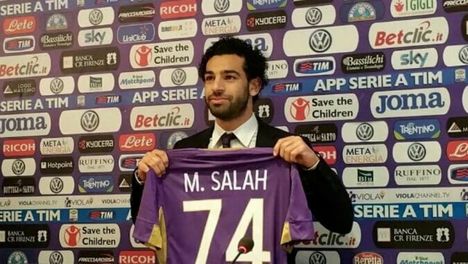 Chelsea’s Mohamed Salah Scores Twice as Fiorentina Beat Juventus