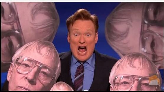Watch Conan O’Brien Get Terrorized By Robert Durst Cut-Outs