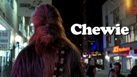 Watch Chewbacca Crash Louie‘s Opening Credits