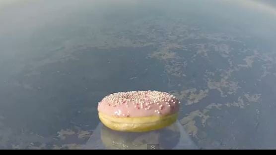 Watch a Video of the First Doughnut in Space