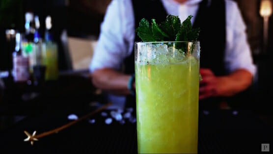 How to Make a Chartreuse Swizzle: A Video Tutorial