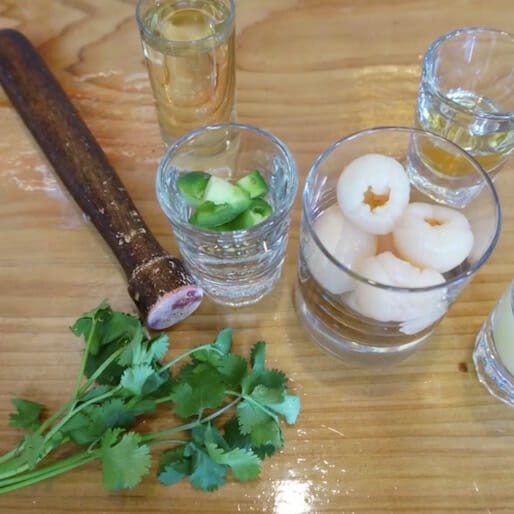 How to Make a Spicy Lychee Gimlet: A Video Tutorial