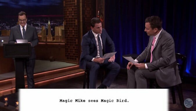 Channing Tatum and Jimmy Fallon Perform Magic Mike, as Envisioned by 8 and 6 Year Olds