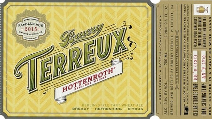 The Bruery Terreux Hottenroth