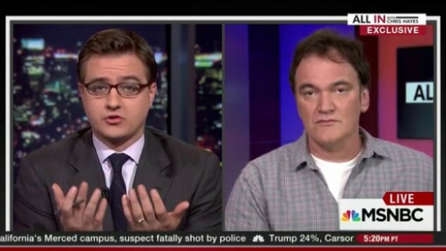 Quentin Tarantino Responds to Police Boycott of his Films on MSNBC