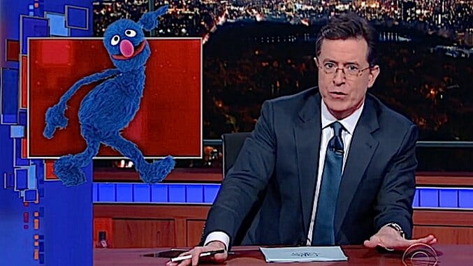 Stephen Colbert Has a Hot Take on the New HBO Version of Sesame Street