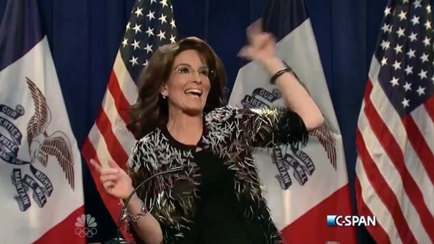 Tina Fey Brings Her Palin Back to SNL in Trump Endorsement Sketch