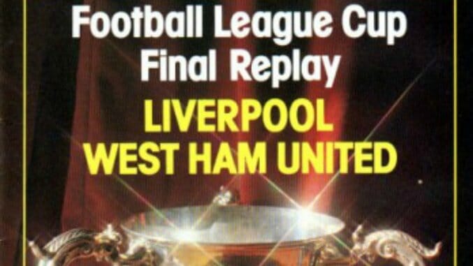 Throwback Thursday: Liverpool v West Ham, League Cup Final Replay (April 1st, 1981)