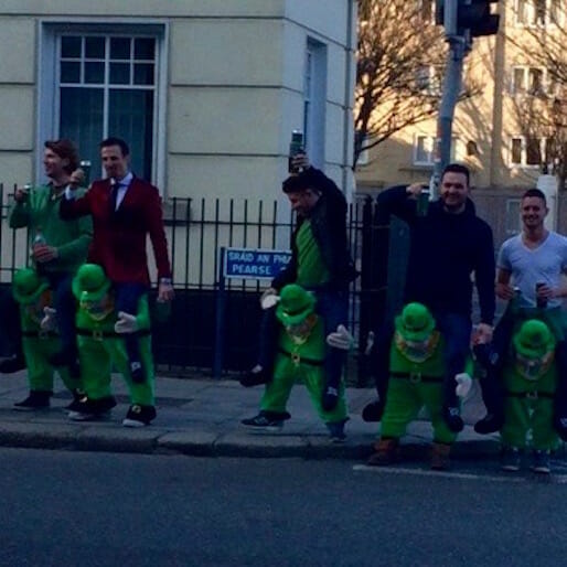 St. Patrick's Day In Dublin: Drunk Leprechauns, Sure, But No Green Beer