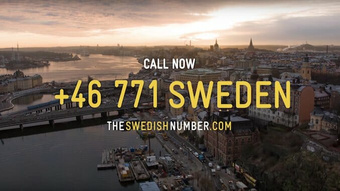 Call a Random Swede with This National Phone Number