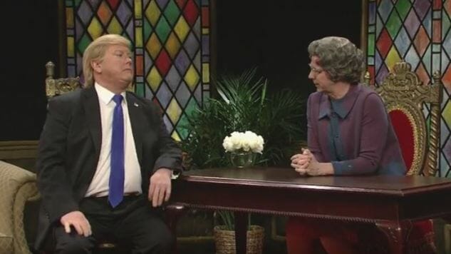 The Church Lady Returns to SNL to Interview Ted Cruz and Donald Trump