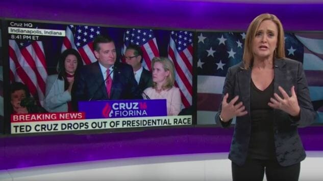Samantha Bee Bids Cruz Adieu, Shows How the Election is Like Back to the Future