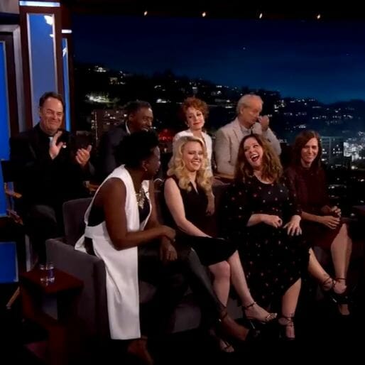 The Ghostbusters Casts Collide on Jimmy Kimmel Live