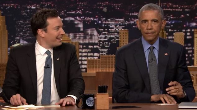 President Obama Writes Thank You Notes with Jimmy Fallon on The Tonight Show