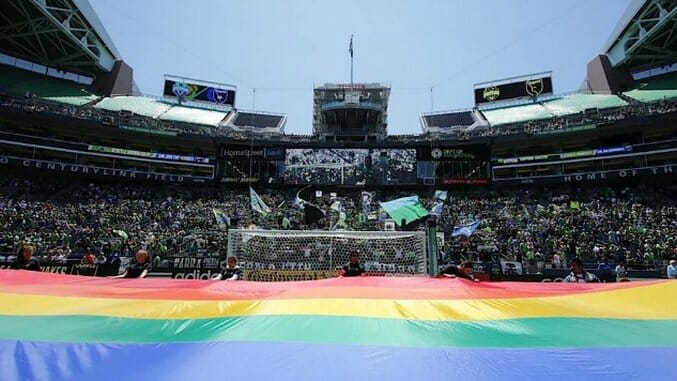 Seven MLS/NWSL Soccer Teams Celebrating Pride