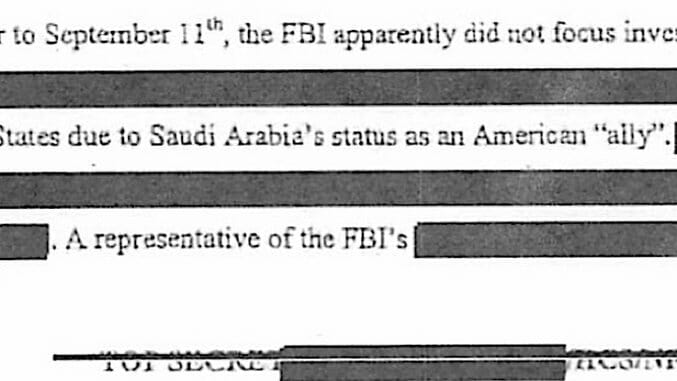 The 32 Most Important Passages From the Un-Redacted “Saudi Portion” of the 9/11 Report