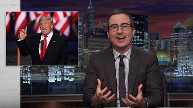John Oliver on the Republican National Convention: Feelings Prevail!