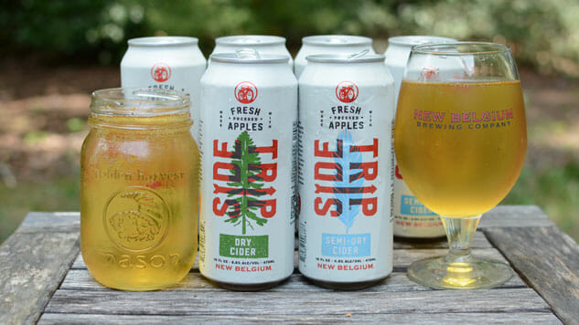 Drinking New Belgium’s Side Trip Ciders