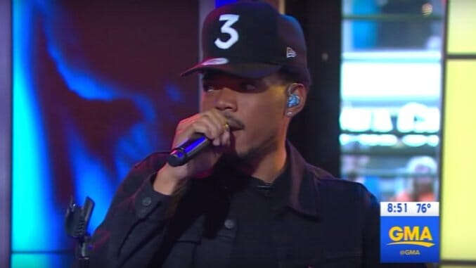 Watch Chance the Rapper Perform “Summer Friends” on Good Morning America