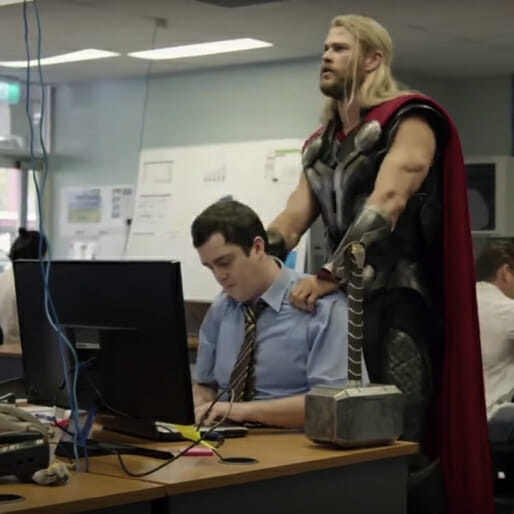Thor Hangs Out with New Roommate Darryl, Misses Civil War in Comical Captain America: Civil War Short