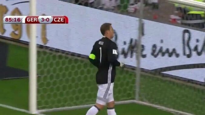 WATCH: Manuel Neuer Kicks A Ball Into His Own Face, Tries To Act Cool