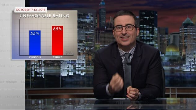 John Oliver Examines the Third-Party Candidates, is Inevitably Disappointed
