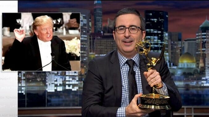 John Oliver Takes on America’s Opioid Addiction, Offers Trump His Emmy on Latest Last Week Tonight