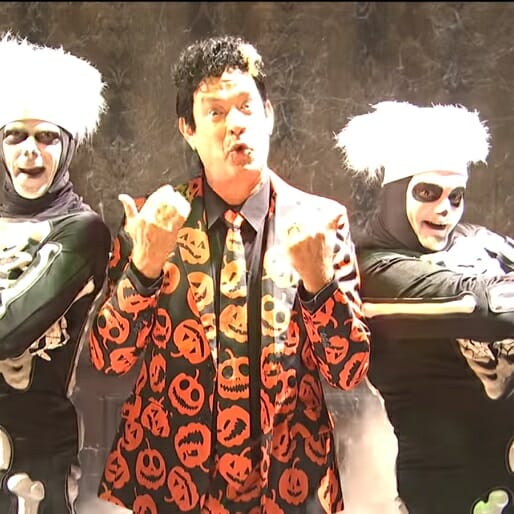 Tom Hanks Introduces Us to David S. Pumpkins, a Halloween Ghoul We Never Knew We Needed