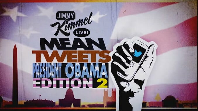 President Obama Reads More Mean Tweets on Kimmel