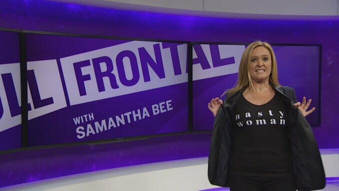 Samantha Bee Blames the GOP for Trump’s False Voter Fraud Claims in Latest Full Frontal