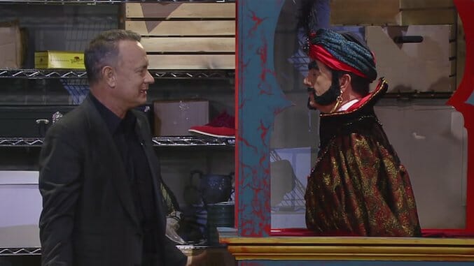 Tom Hanks Finds Big‘s Zoltar Again on The Late Show