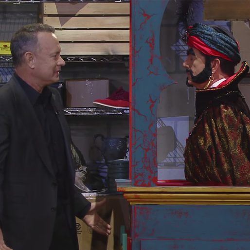 Tom Hanks Finds Big's Zoltar Again on The Late Show
