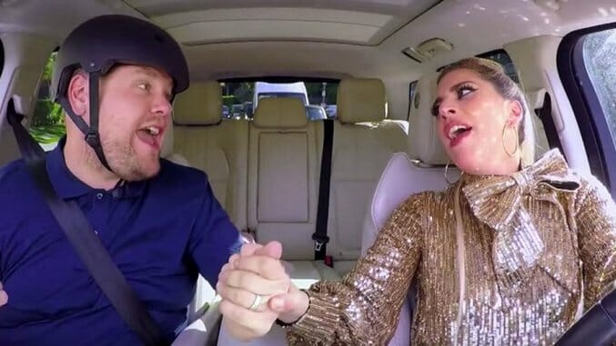 Watch Lady Gaga and James Corden Scream at Traffic, Sing Her Hits in Latest Carpool Karaoke